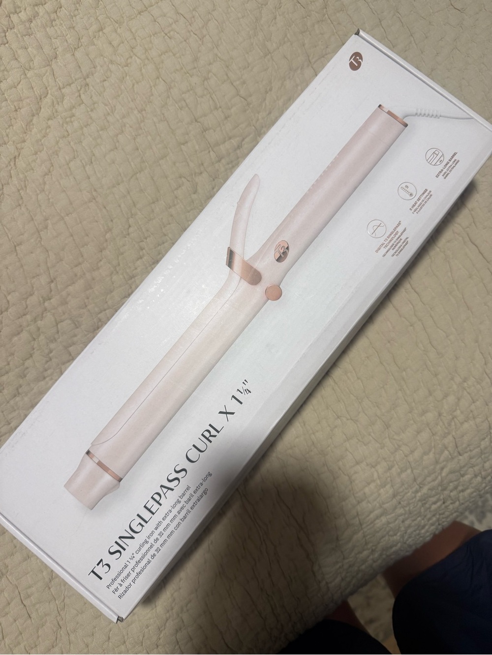 T3 SinglePass Curl X 1 1/4" - Rose Gold